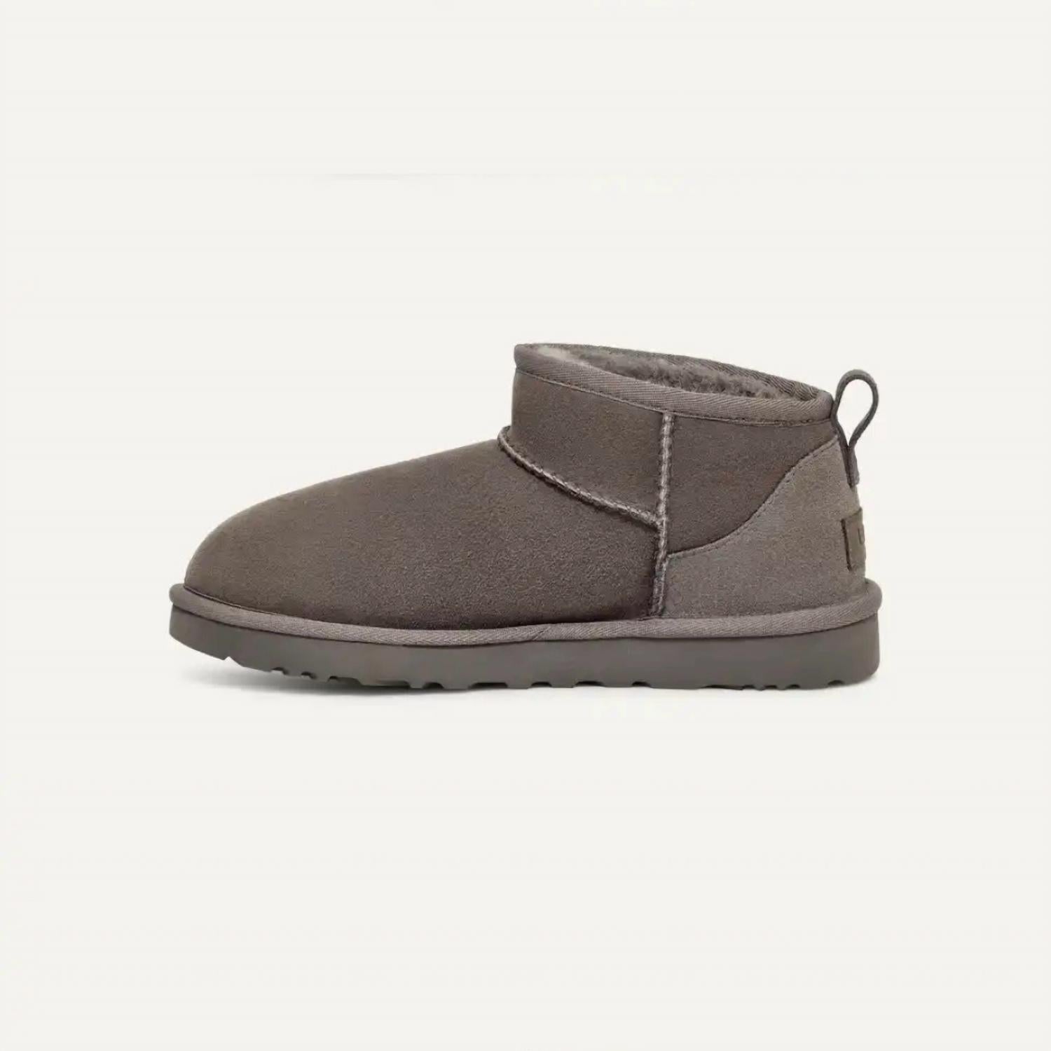 UGG Women Classic Ultra Mini Boot in grey - women's shoe - alternate view
