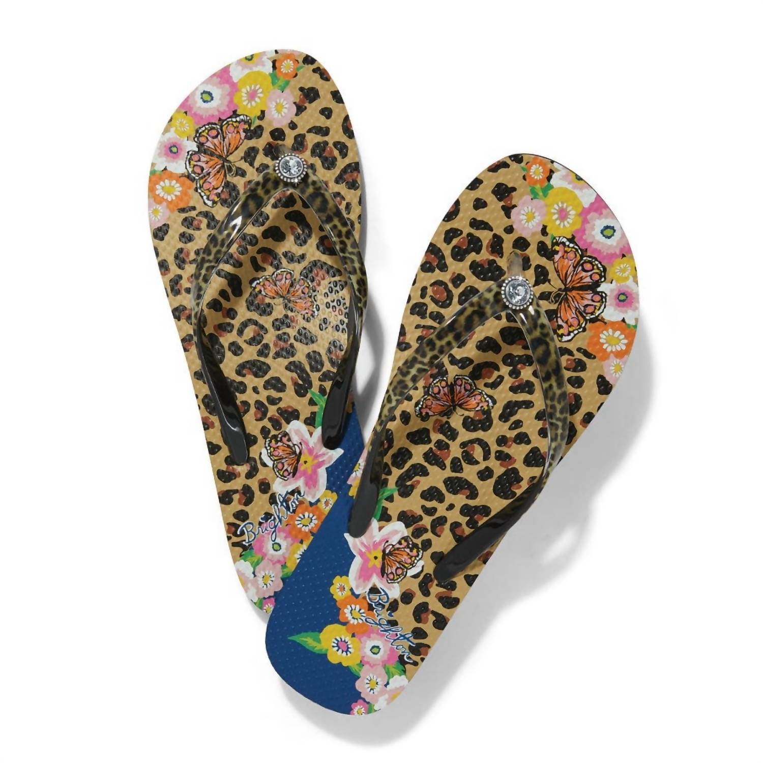 Brighton - Women's Spotty Leo Flip Flops
