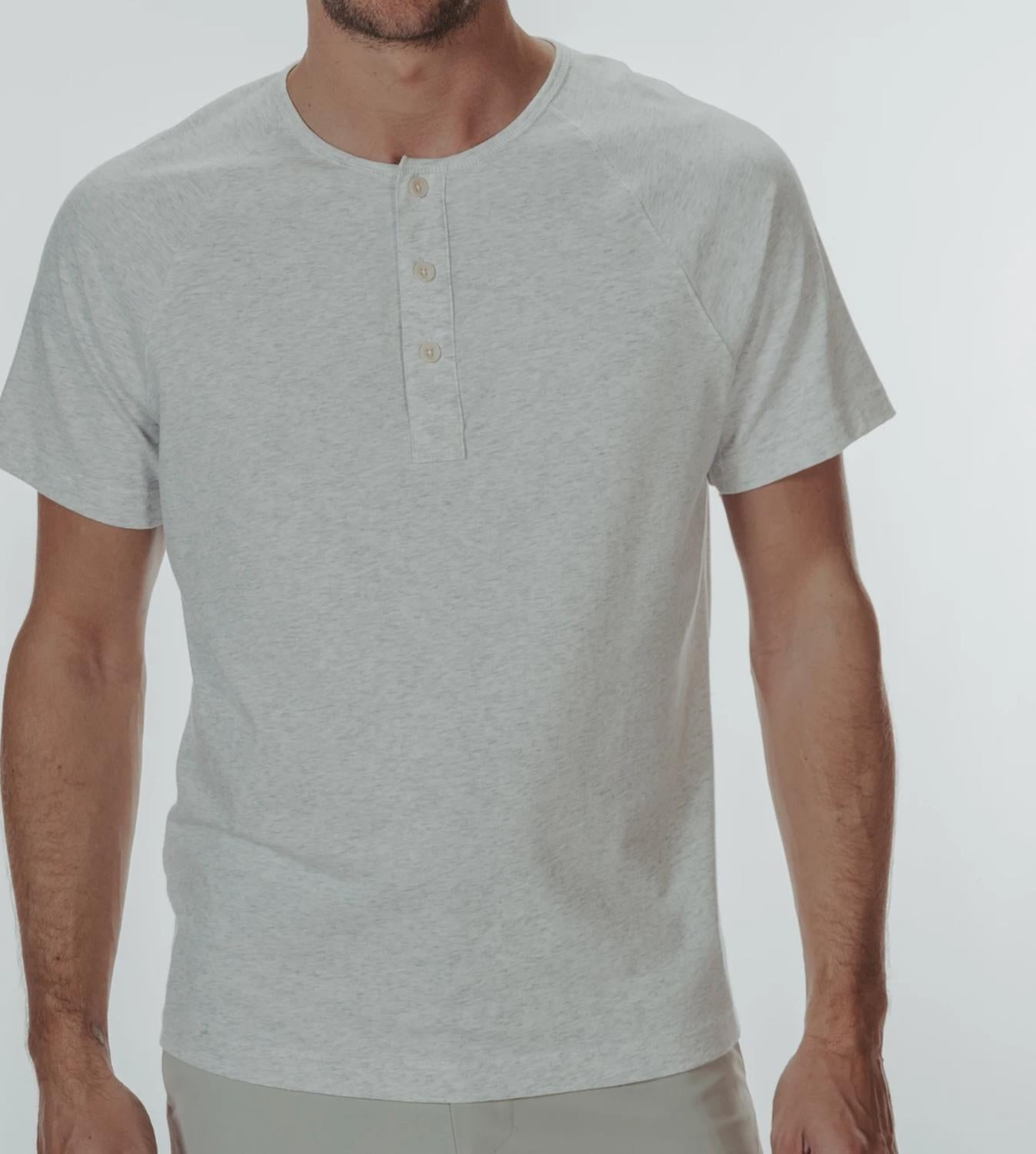 Men's Active Short Sleeve Puremeso Henley