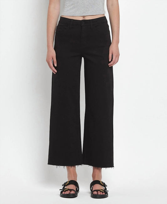 Vervet By Flying Monkey - High Rise Crop Wide Leg Jeans