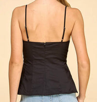 Baby Pink - Ribbon Detail Cami Top