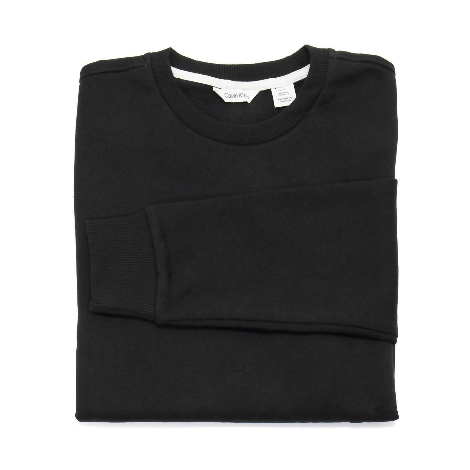 Calvin Klein - Men's Long Sleeve Herringbone Crewneck Sweatshirt