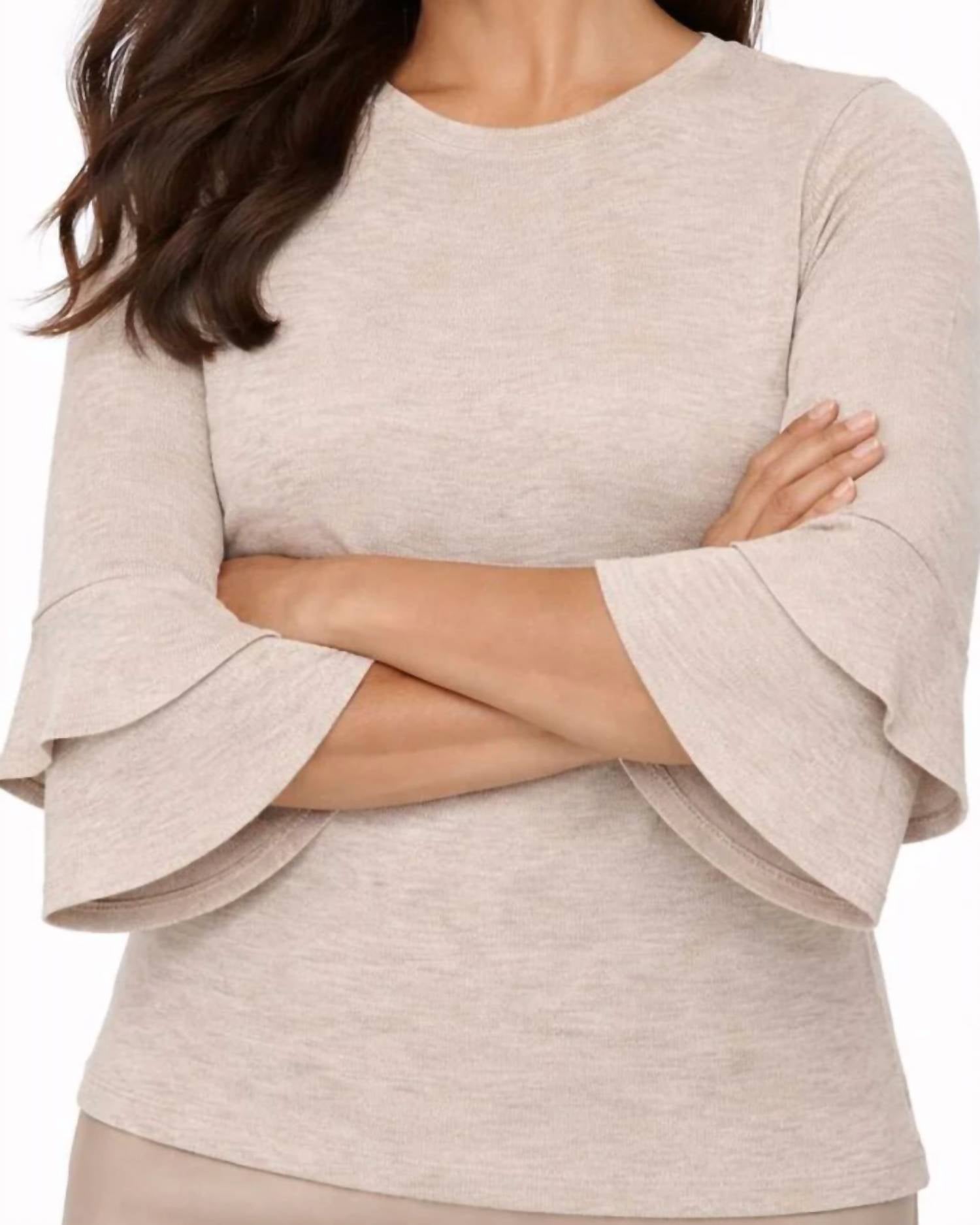 J'Envie/Eli - Sola Flounce Sleeve Top