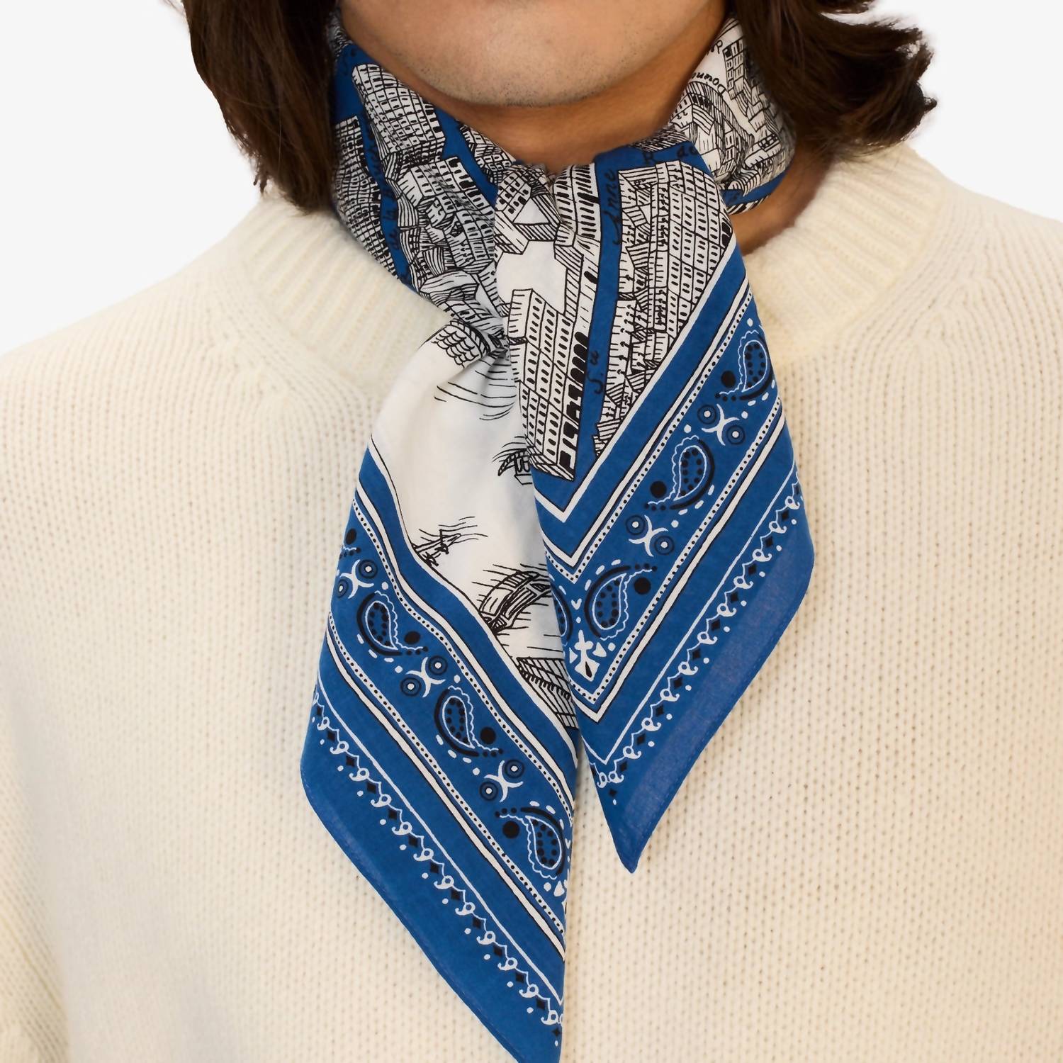 Inoui Editions - Women's Louvre Square 65 Scarf