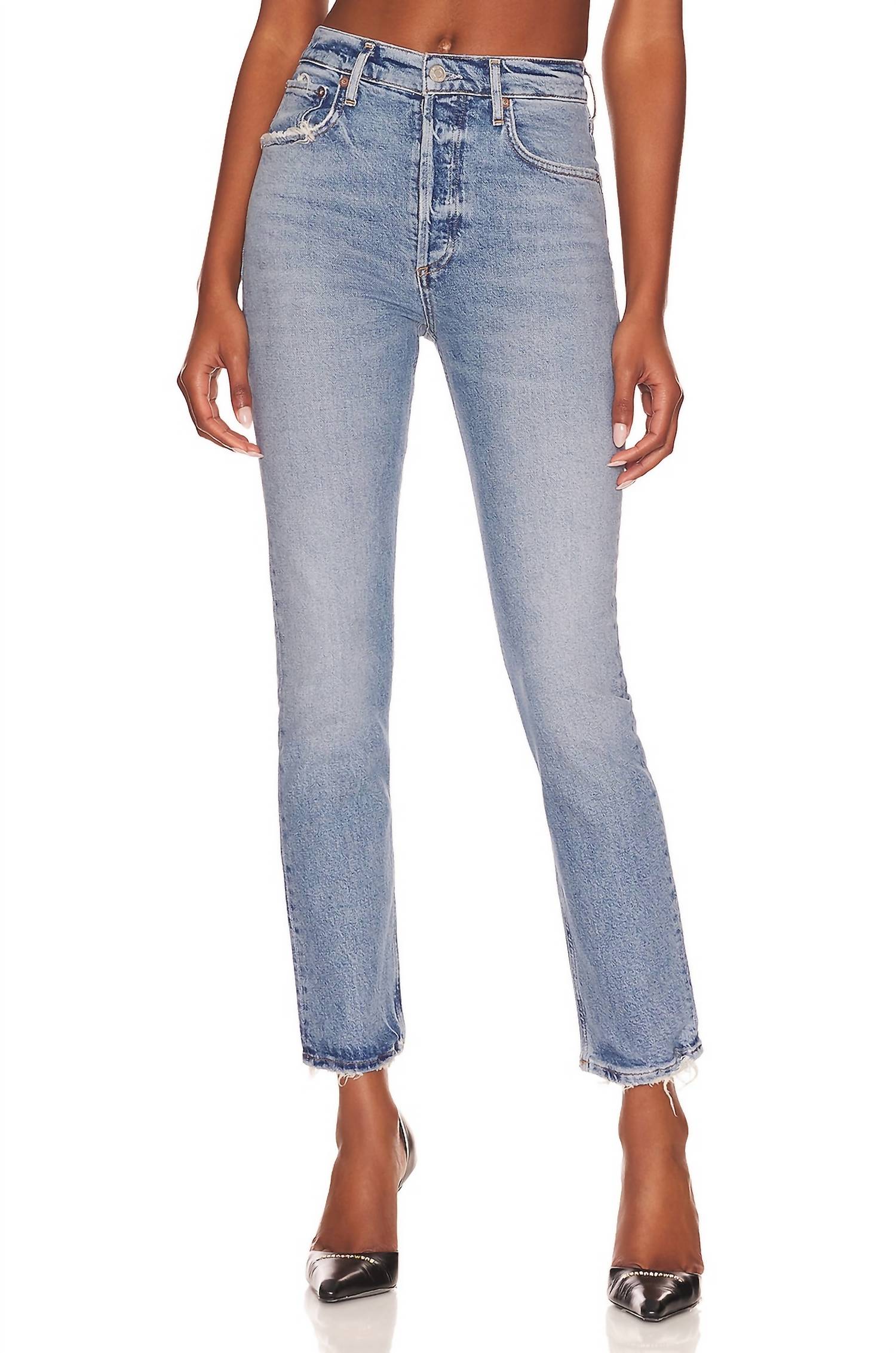 Agolde - Riley Long Straight Jeans