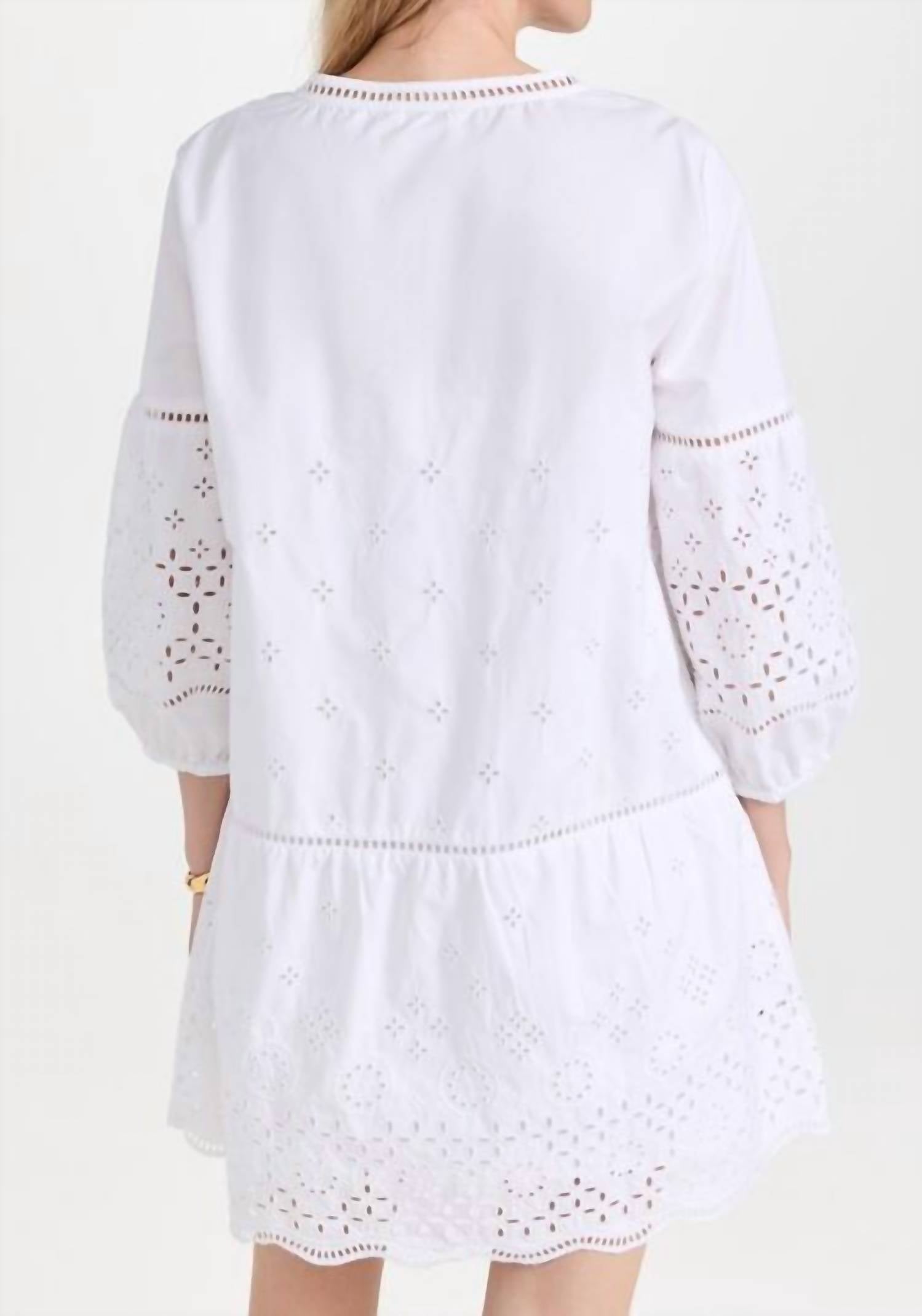 Club Monaco - Eyelet Mini Dress