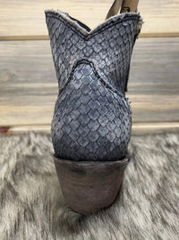 Snakeskin Bootie