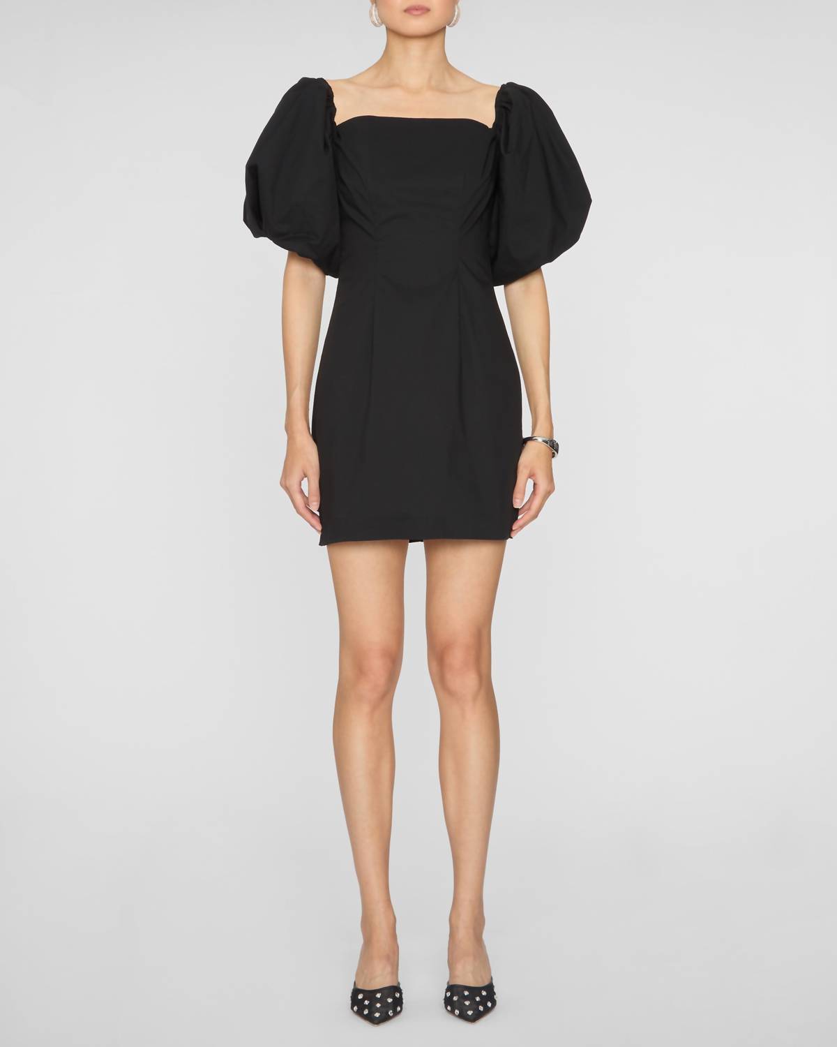 Caroline Constas - Rebekah Bubble Sleeve Mini Dress