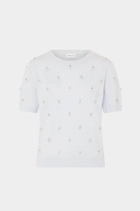 Milly - ROSALYN RHINESTONE EMBELLISHED SWEATER