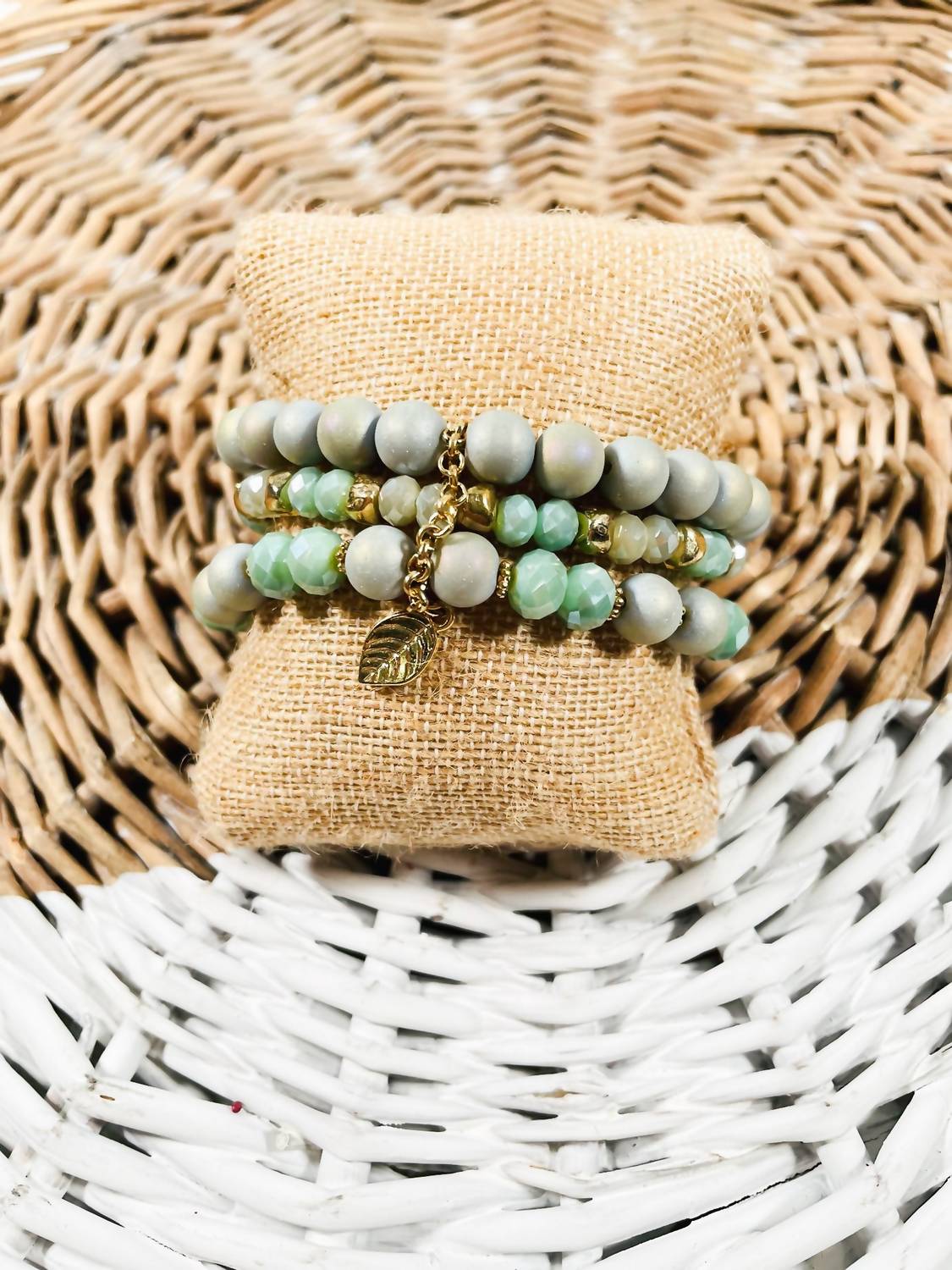 White Label - Women's Beaded Stack Bracelet