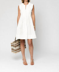 Suncoo - Conely Pleated Sleeveless Mini Dress
