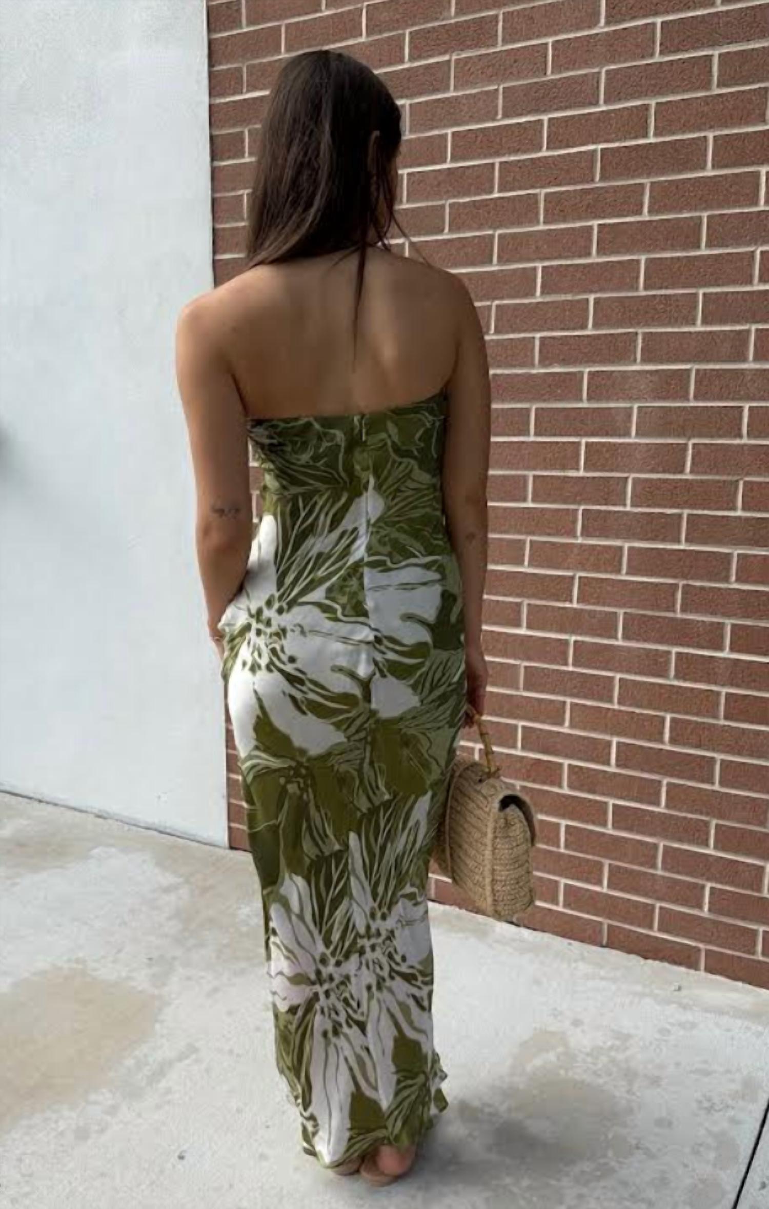 Rococo Sand - Strapless Maxi Dress