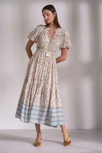 Elan - Whimsy Print Midi Dress
