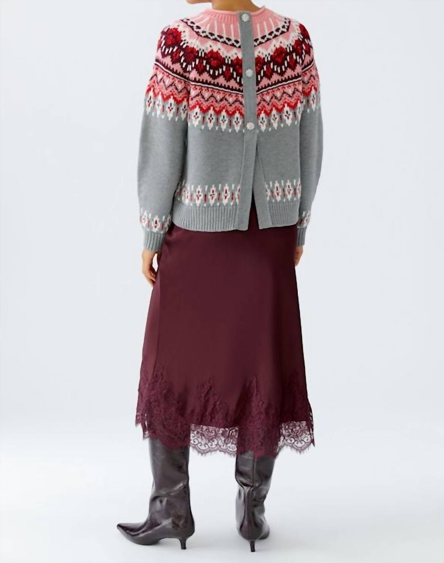 Oui - Crew Neck Pullover Sweater