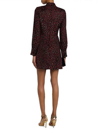 Simkhai - Daphne Draped Mock Neck Mini Dress