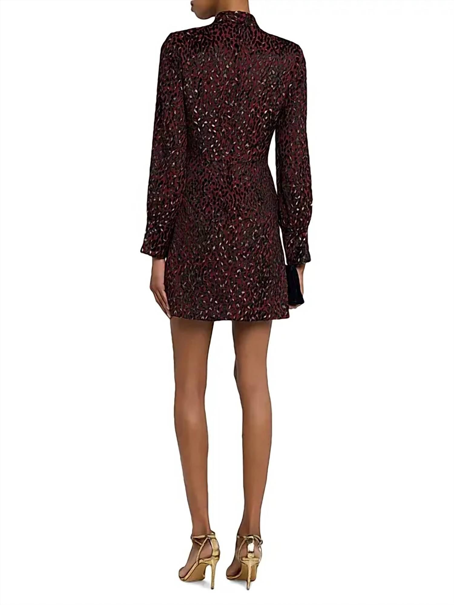 Simkhai - Daphne Draped Mock Neck Mini Dress