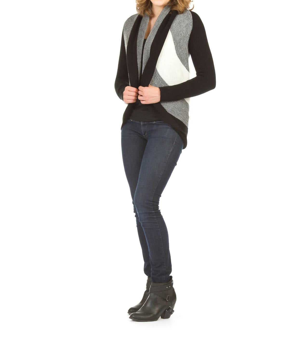 Papillon - Stripped Cacoon Cardigan