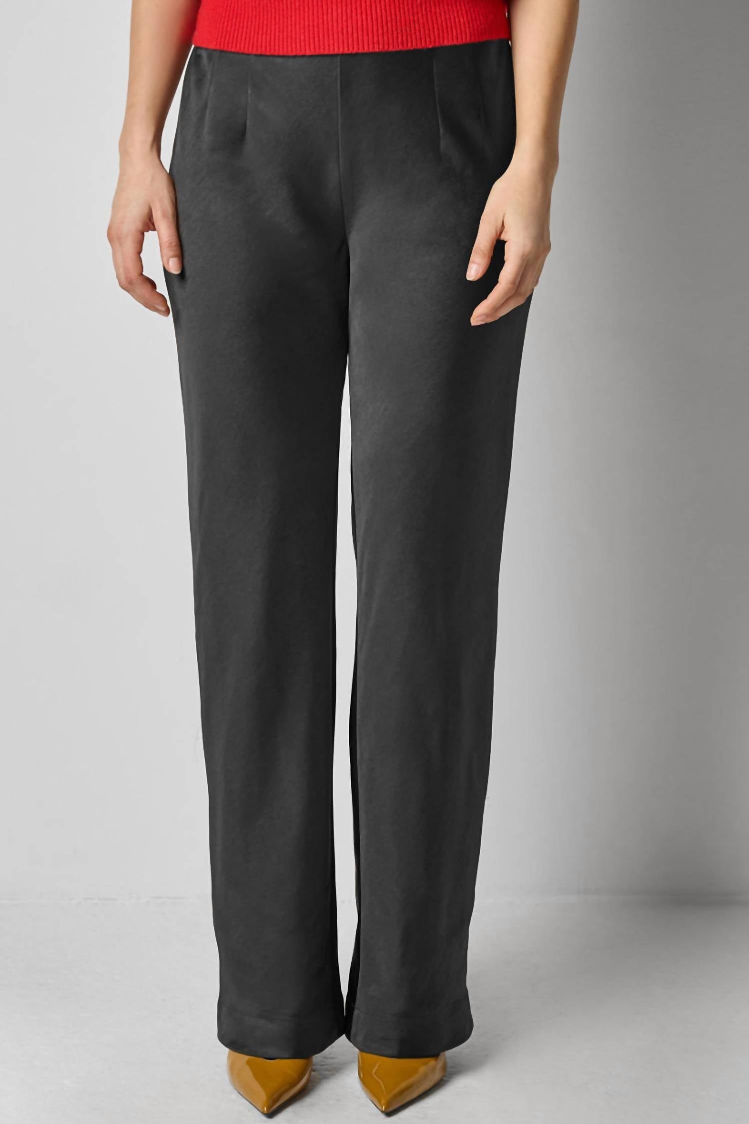 Lilla P - Satin Clean Front Pants