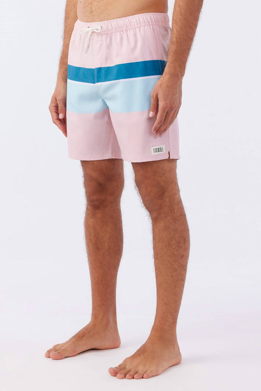 O'Neill - Block Volley Elastic Waist 17" Swim Trunks