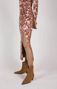 Sadie & Sage - Twilight Side Shirred Maxi Skirt