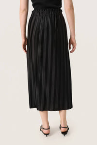 Soaked In Luxury - Sivone Plisse Elastic Waist Maxi Skirt