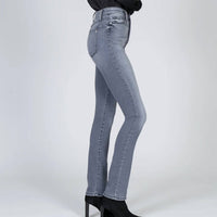 BLACK ORCHID Megan Slim Straight Jean in all night long - women's jeans - detail view