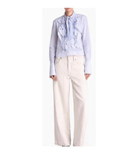 Twp - Patti Tie Neck Ruffle Shirt