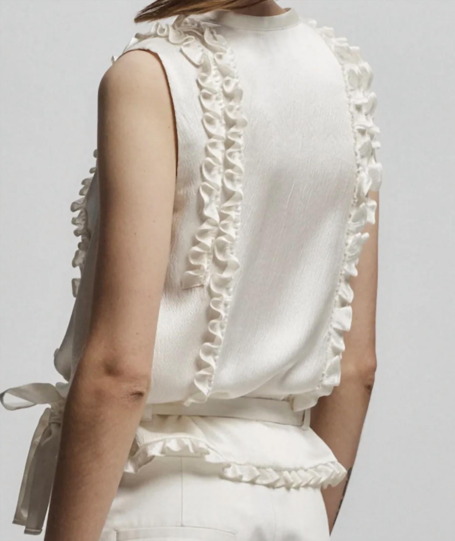Saint Art - Ryan Silk Wrap Top