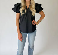 Maude Vivante - Dani V Neck Blouse