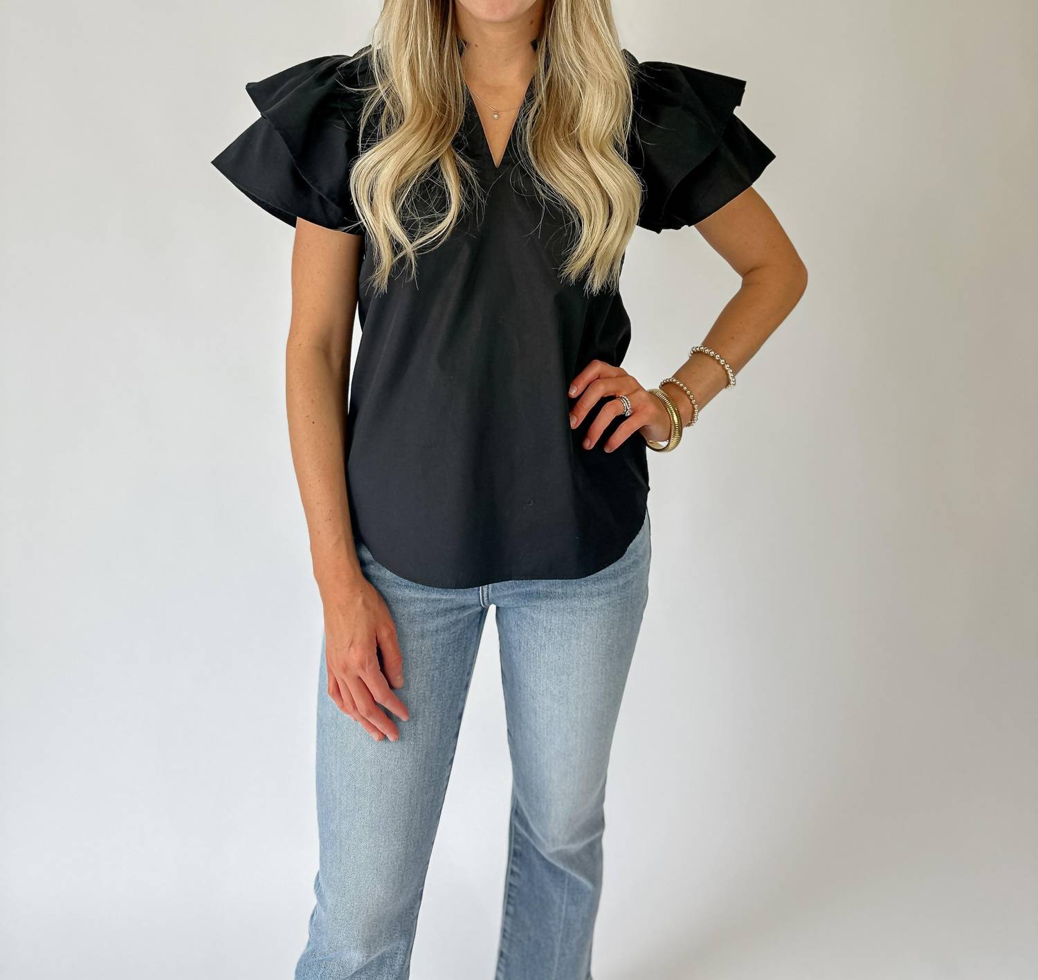 Maude Vivante - Dani V Neck Blouse