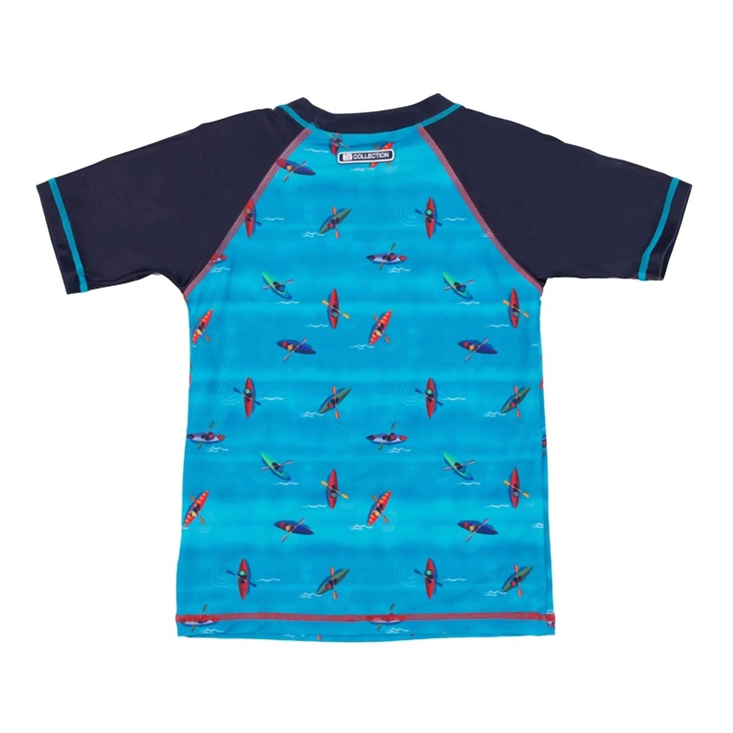 Noruk Collection - Kayak Short Raglan Sleeve Rashguard Tee