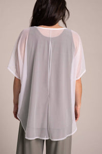 Sympli - Fusion Split Back Tunic Top