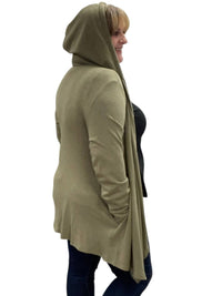 Honeyme - Long Sleeve Hooded Cardigan