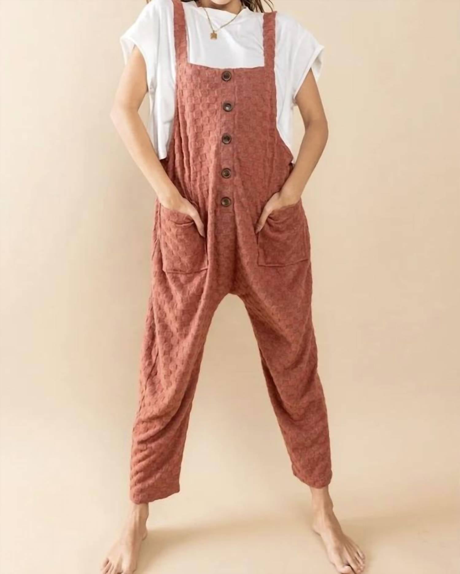 Ces Femme - Not Trying Today Jumpsuit