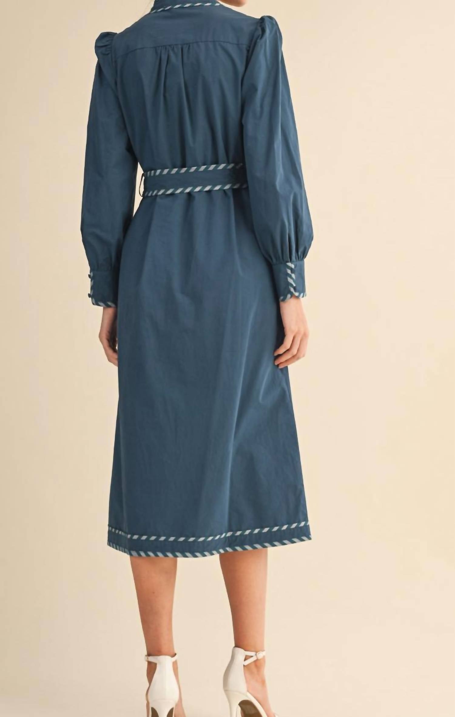 &merci The Nova Dress in blue - women's dress - view 4