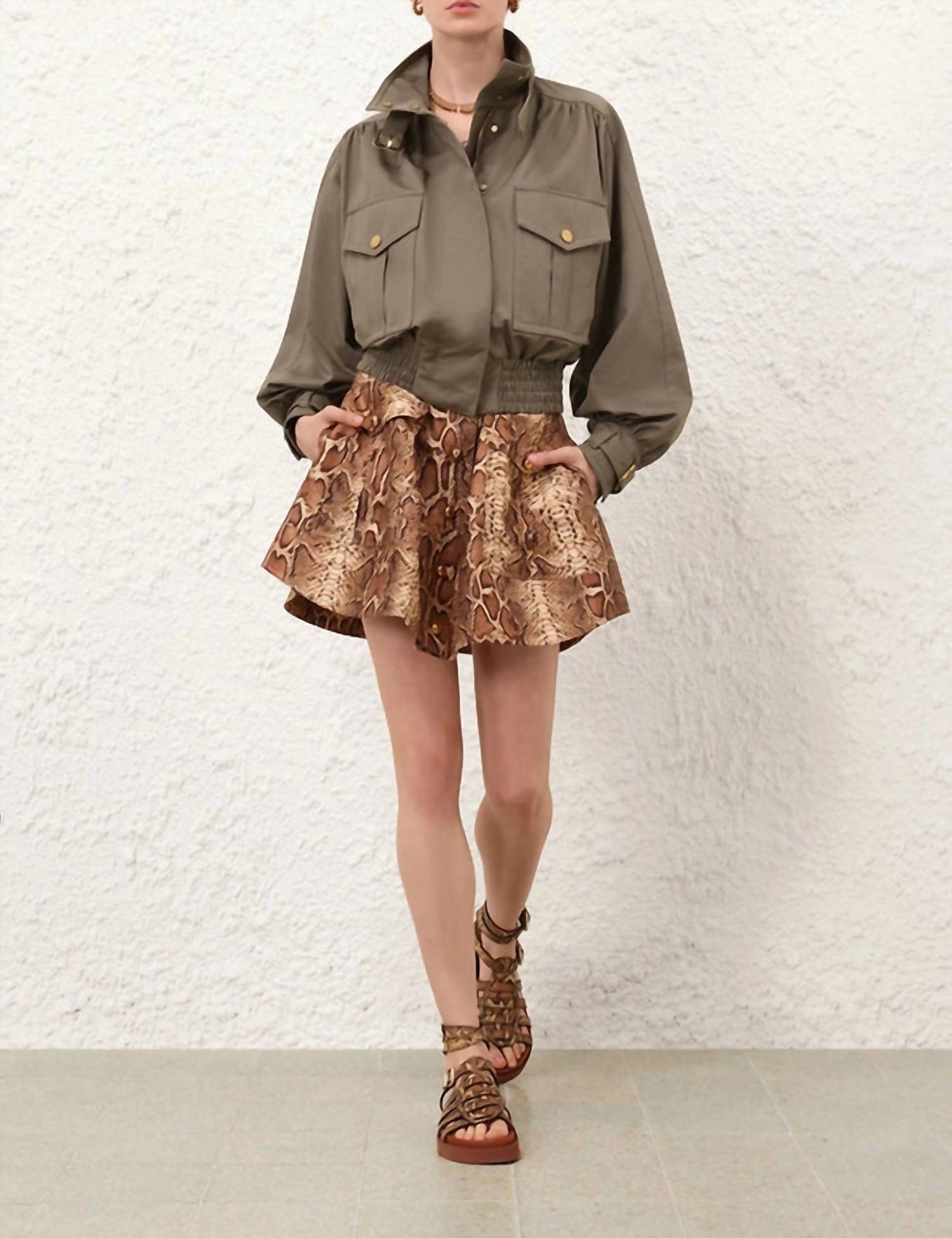 Zimmermann - Women's Hypnotic Utility Mini Skirt