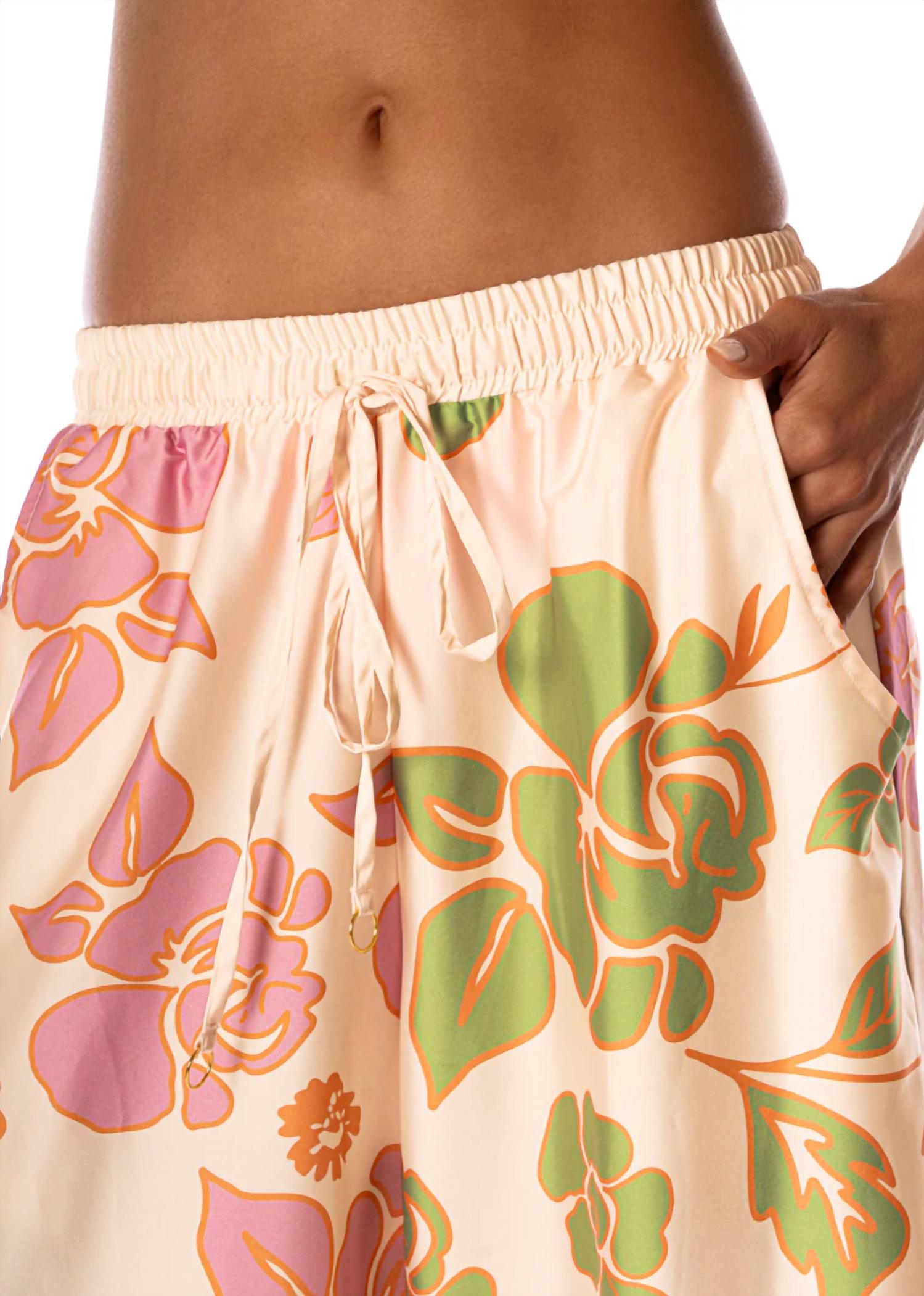MAAJI Floating Blooms Ophelia Pants in multi - women's pants - alternate view