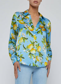 L'Agence - Tyler Long Sleeve Blouse