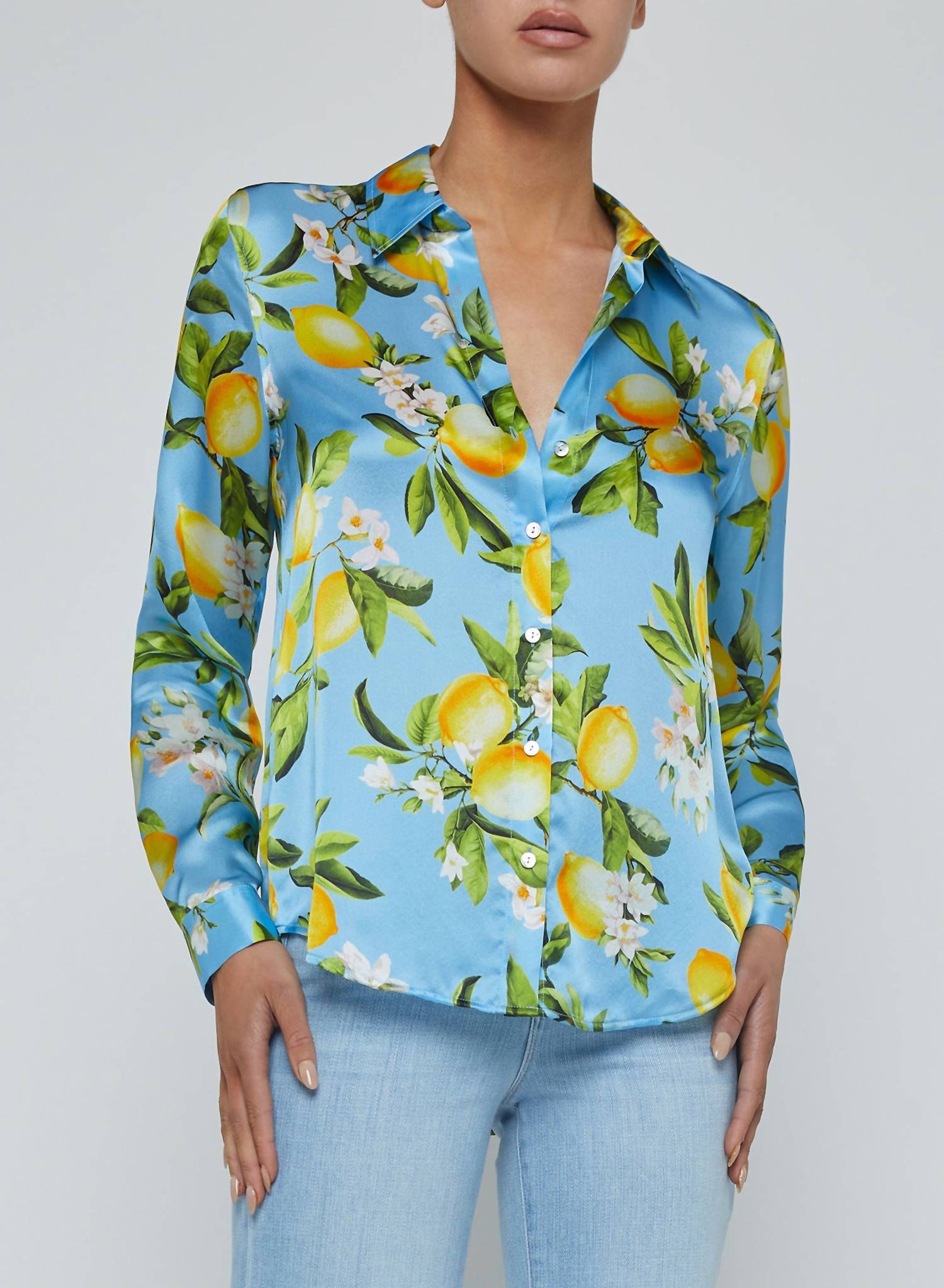 L'Agence - Tyler Long Sleeve Blouse