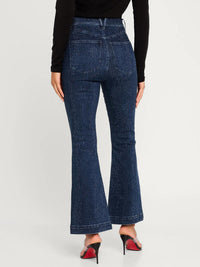 Veronica Beard - Carson High Rise Ankle Flare Jeans