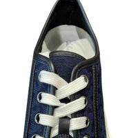 Salvatore Ferragamo - Men's Denim Gancini Sneakers