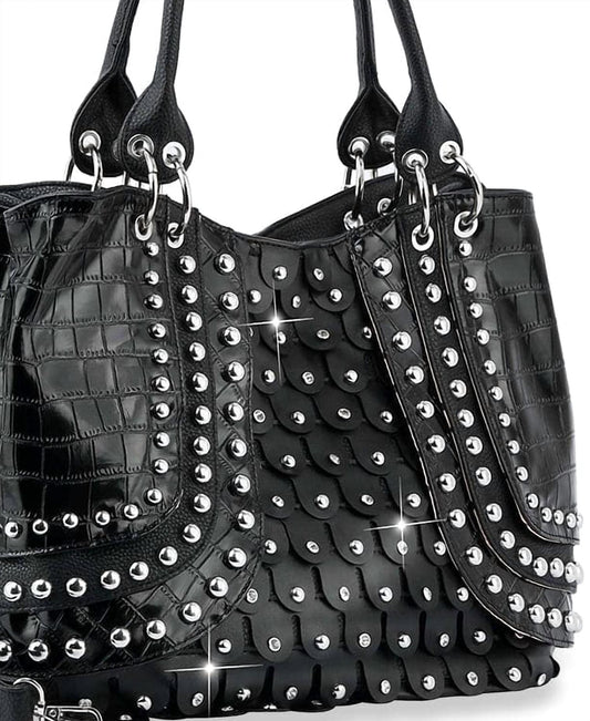 Handbag Express - Women's Super Studded Fashion Handbag