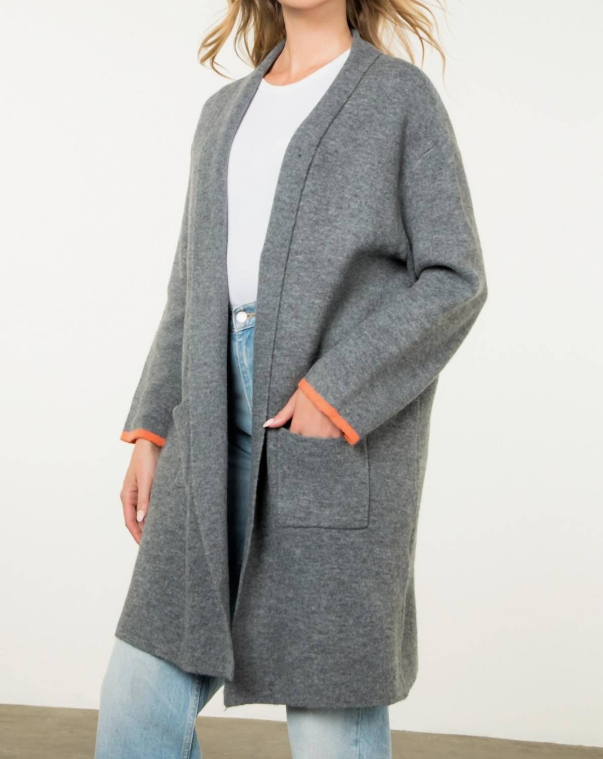 Thml - Uno Back Stripe Cardigan