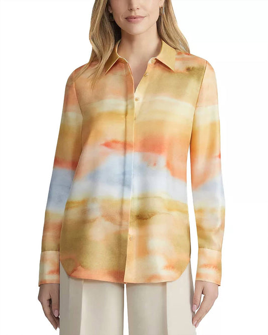 Lafayette 148 - Scottie Horizon Blouse