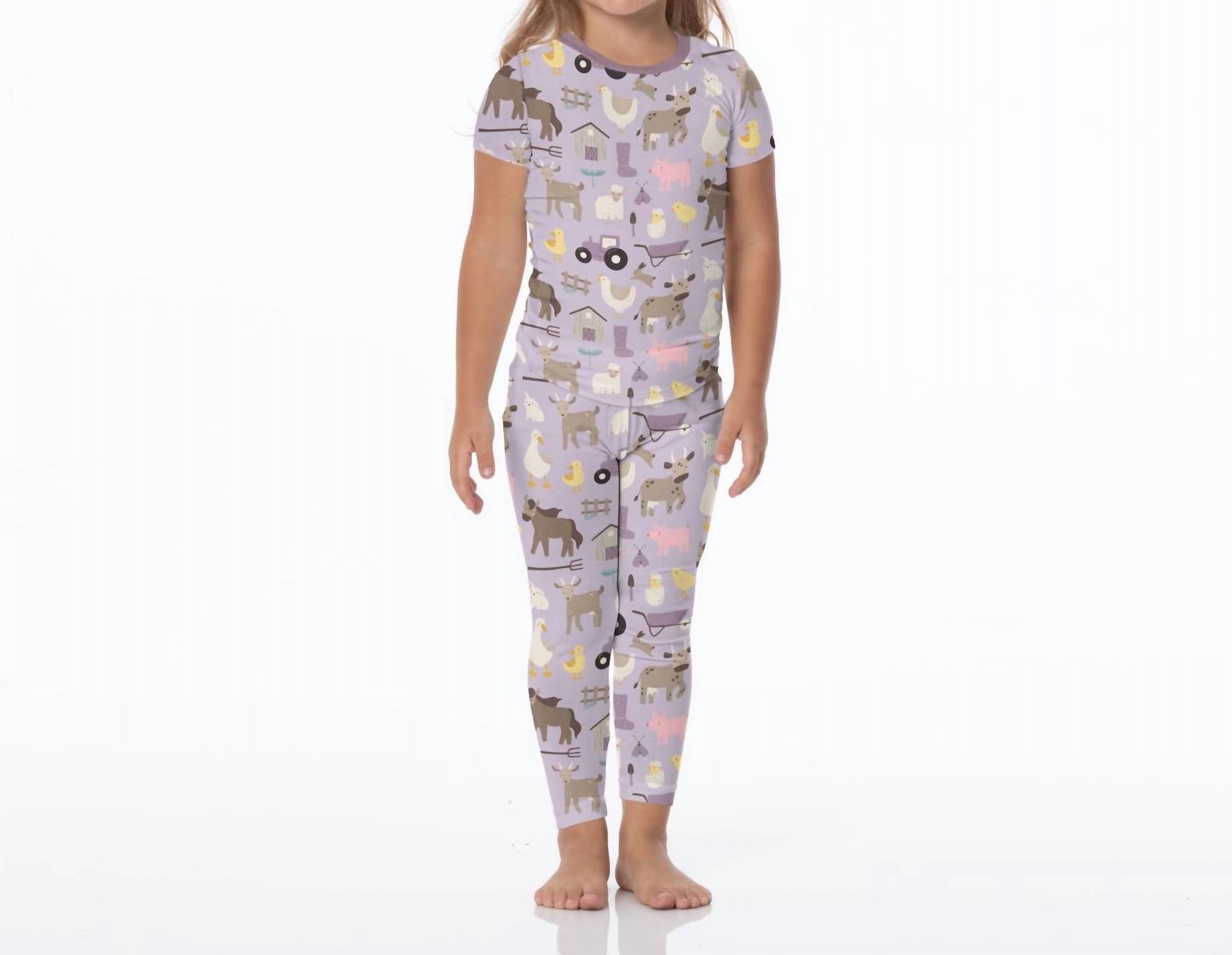 Kickee - Short Sleeve Pajama Set