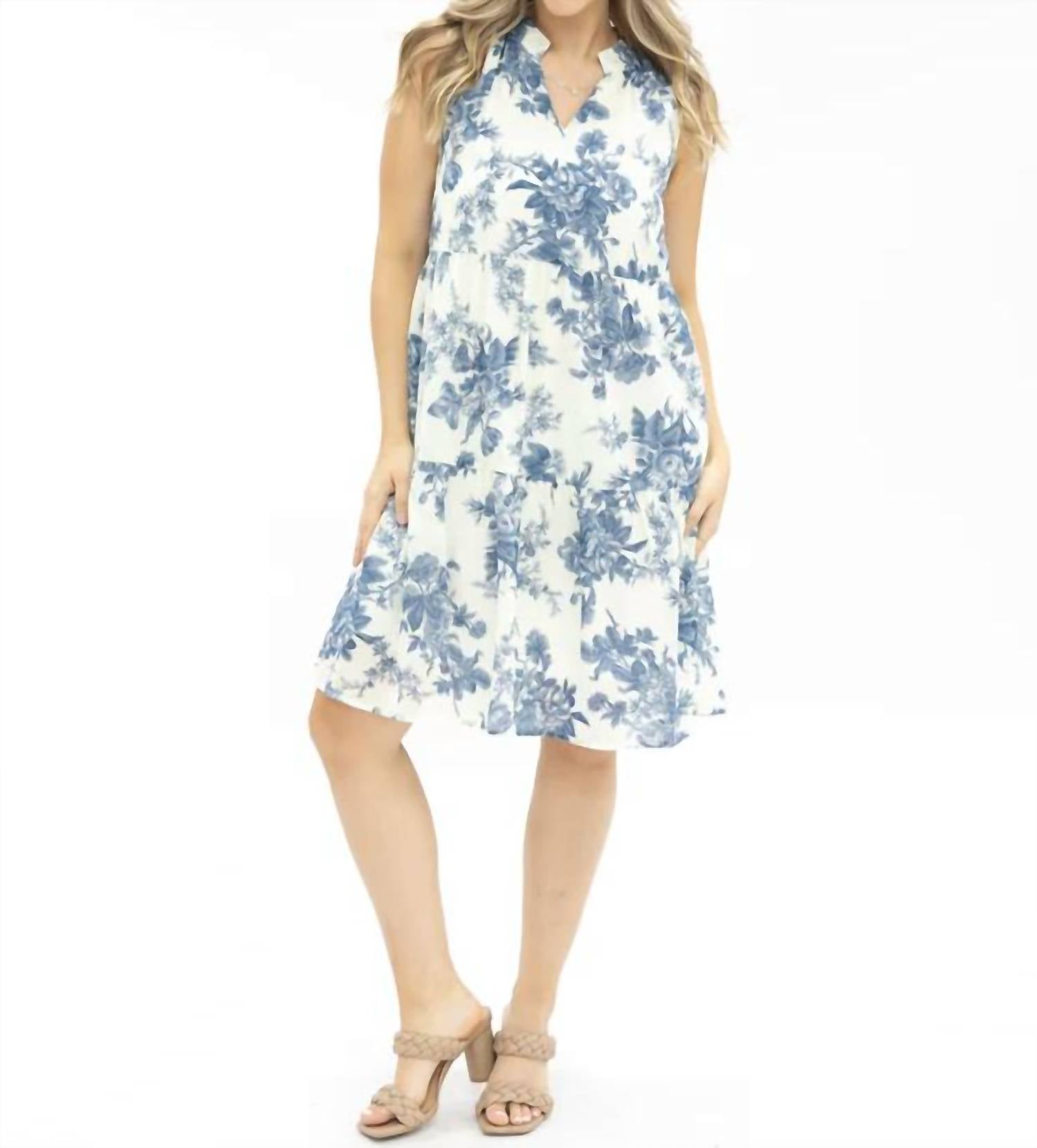 Grace + Emma - Château Toile Tiered Dress