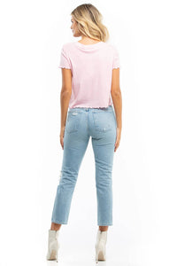 Wildfox - 'can I Get A Lift' Sydney Cropped Tee