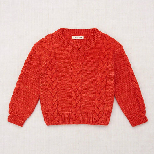 Misha & Puff - Kid's Braided Sweater