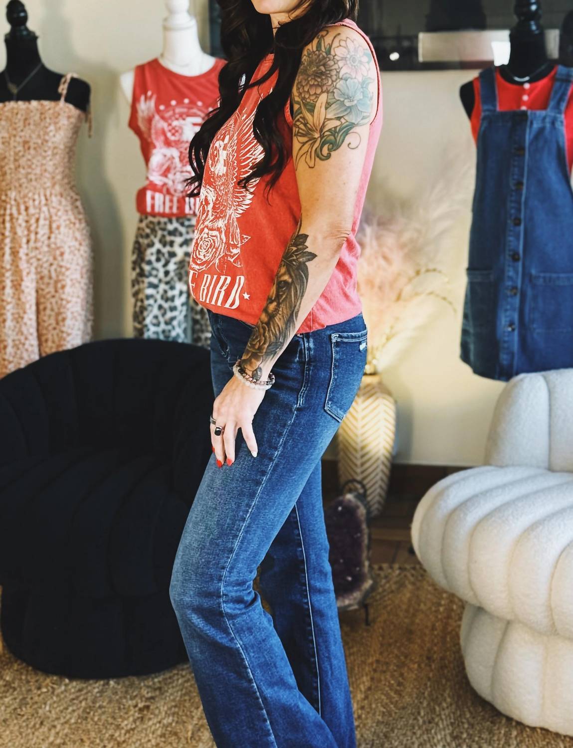 Hrt & Luv - The Free Bird Graphic Tank