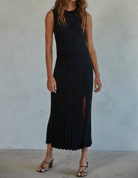 By Together - Ribbed Midi Skirt